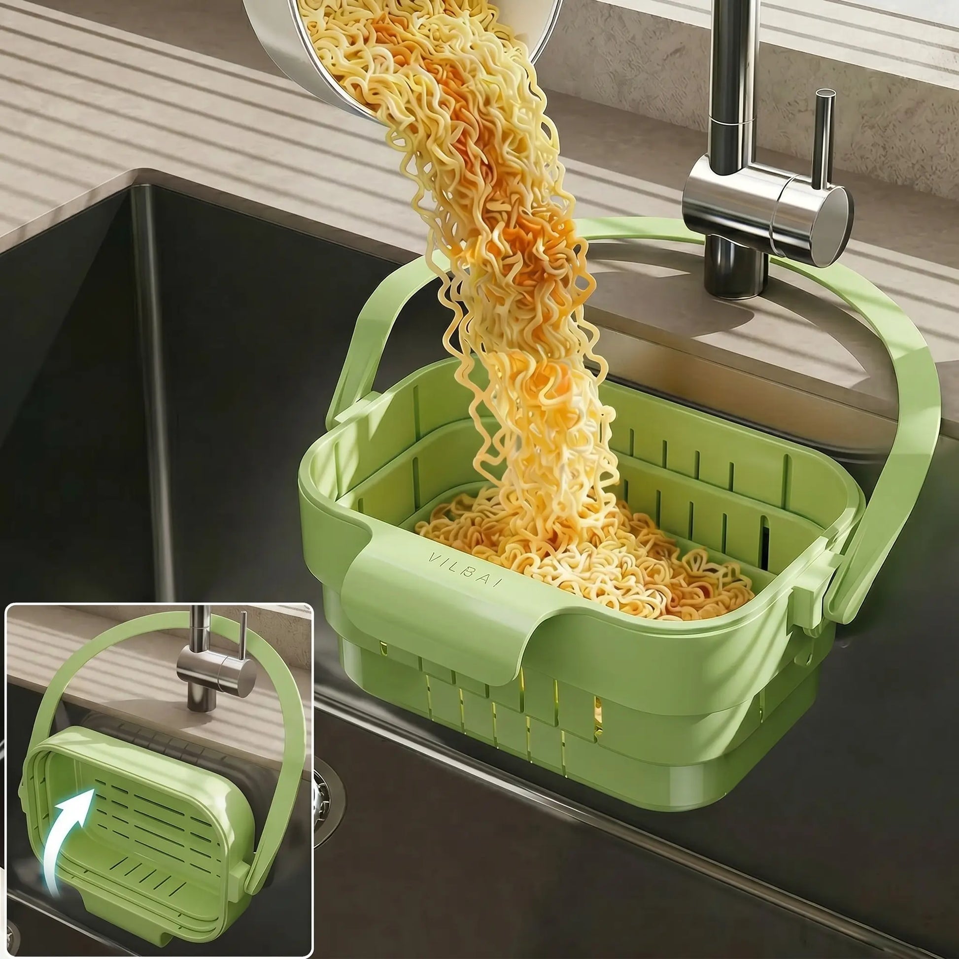 Kitchen Sink Strainer Sink Drain Rack Kitchen Sink Drain Filter Food Catcher Trash Catcher for Garbage Leftovers Efficient Strainer Solution