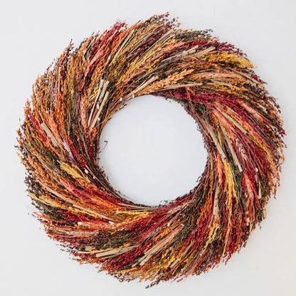 19.5" Multi Color Harvest Wreath by Lauren Mcbride