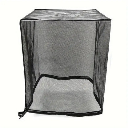 Durable Air Conditioner Cover, Full Mesh AC Protector, Heavy-Duty Outdoor Protection, All-Season Use, AC Covers, AC Covers for Outside