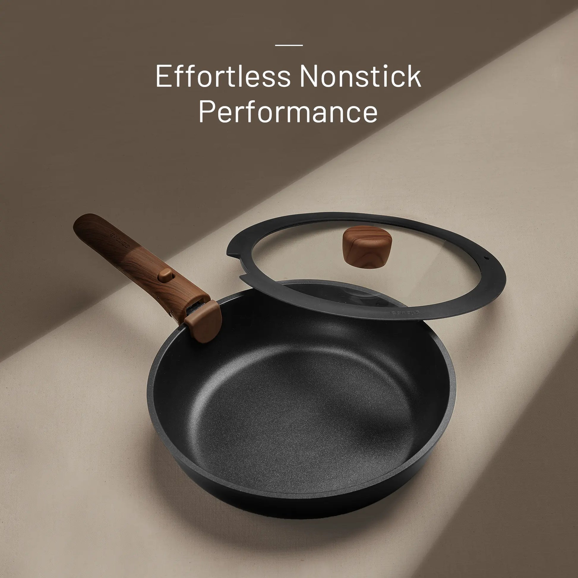 [Official]Carote 19/22/26Pcs Pots and Pans Non Stick, Wooden Detachable Handle, Cookware Sets Induction Kitchen Pots and Pans,Nonstick Cooking Set, Oven/Dishwasher/Fridge Safe, Space Saving, Fry, Silicone, Pots and Pans Set