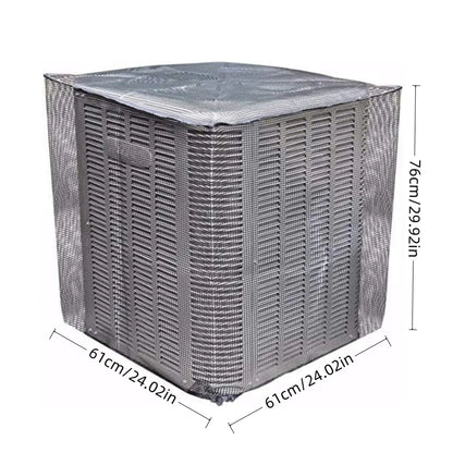 Durable Air Conditioner Cover, Full Mesh AC Protector, Heavy-Duty Outdoor Protection, All-Season Use, AC Covers, AC Covers for Outside