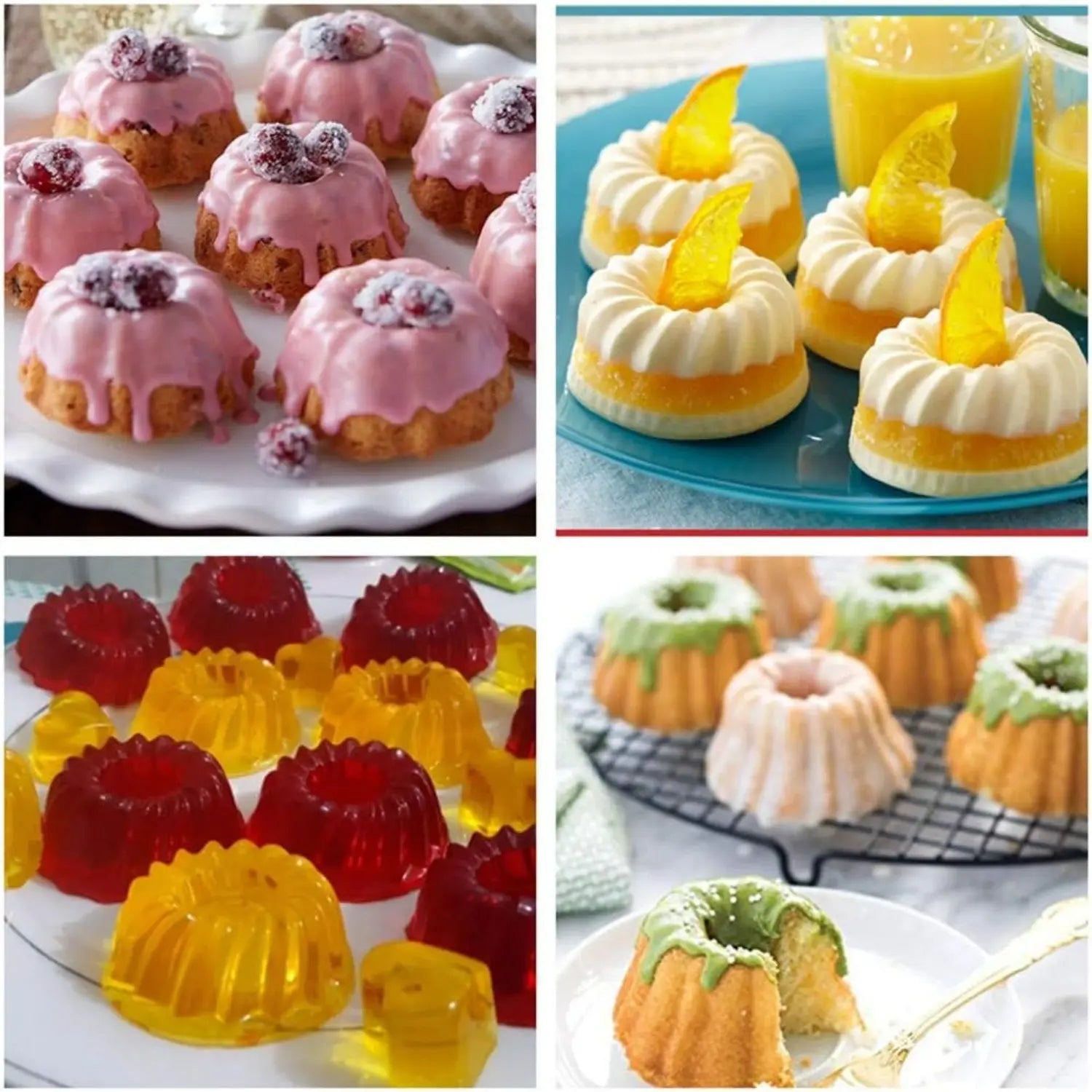 24Pcs/2.76Inch round Food-Grade Flexible Silicone Baking Cups - Nonstick Pumpkin Cake/Soap Molds, Oven-Safe, Dishwasher Safe, Heat-Resistant Bakeware for Kitchen Supplies, Weddings