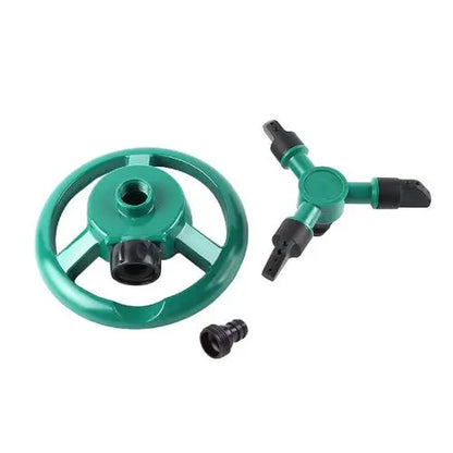 360 Degree Rotating Lawn Sprinkler, Automatic Garden Watering System, Large Area Coverage Irrigation, Heavy Duty Yard Sprinkler for Outdoor Spray, Adjustable Lawn & Garden Watering Device
