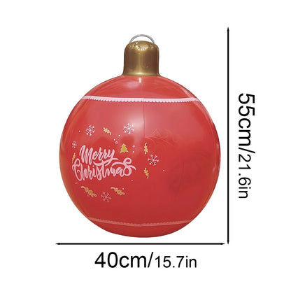 Multiple Styles Giant Inflatable Christmas Ball Outdoor Inflatable Decoration Christmas Snowman PVC Inflatable Decorated Ball