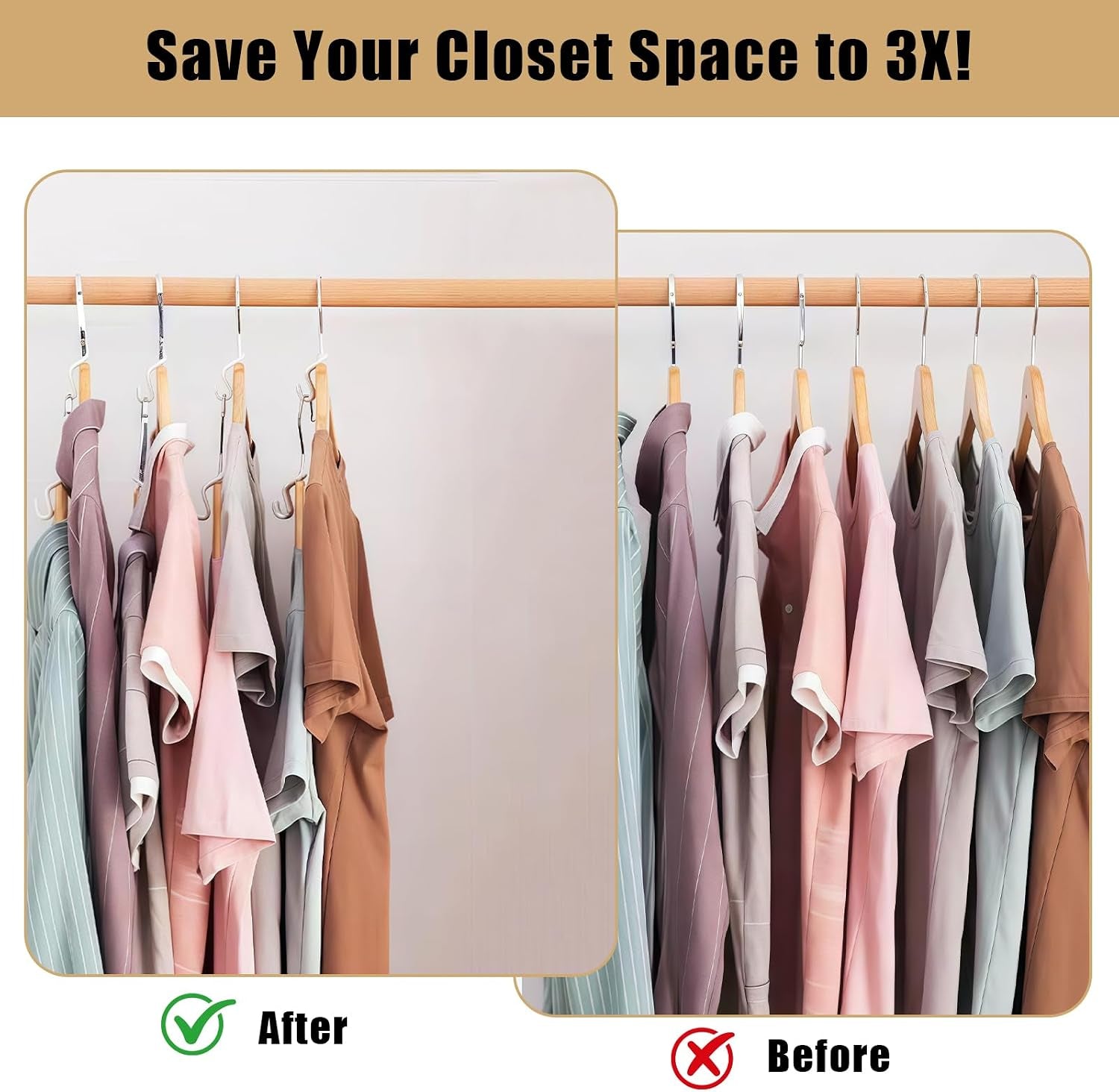 100 Pcs Hanger Connector Hooks,Space Saving Hangers for Clothes,Clothes Connector Hooks, Hanger Organizer Space Saver,Hanger Extender Hooks